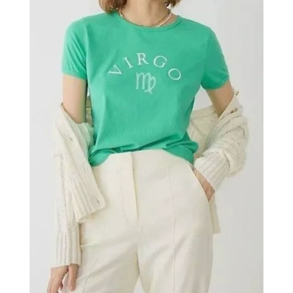 J Crew Virgo Zodiac T‎ Size M NWT